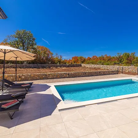 House Aurora With Private Pool * Poljice(Krk)